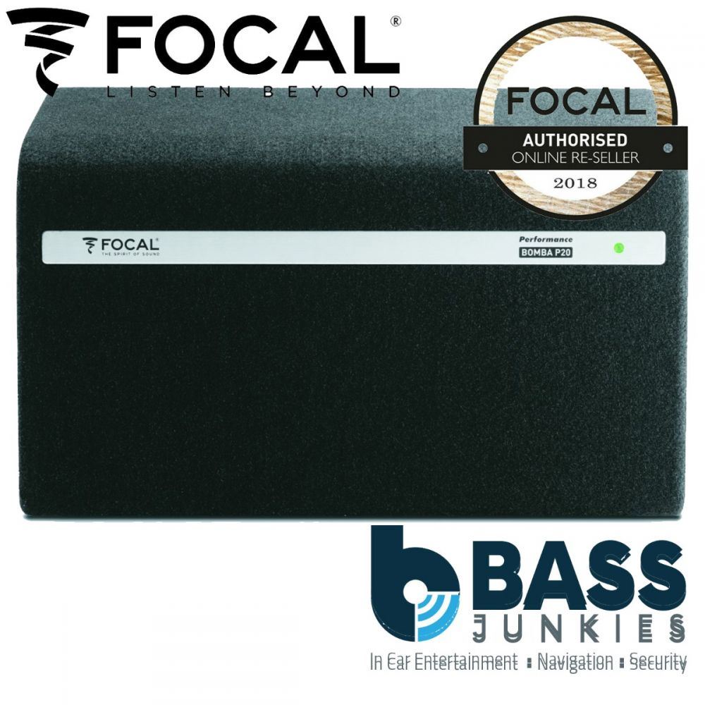 Focal BOMBAP20 - ACCESS Series 150 Watts 8" Compact Active Amplified Car Bass Box Subwoofer Enclosure