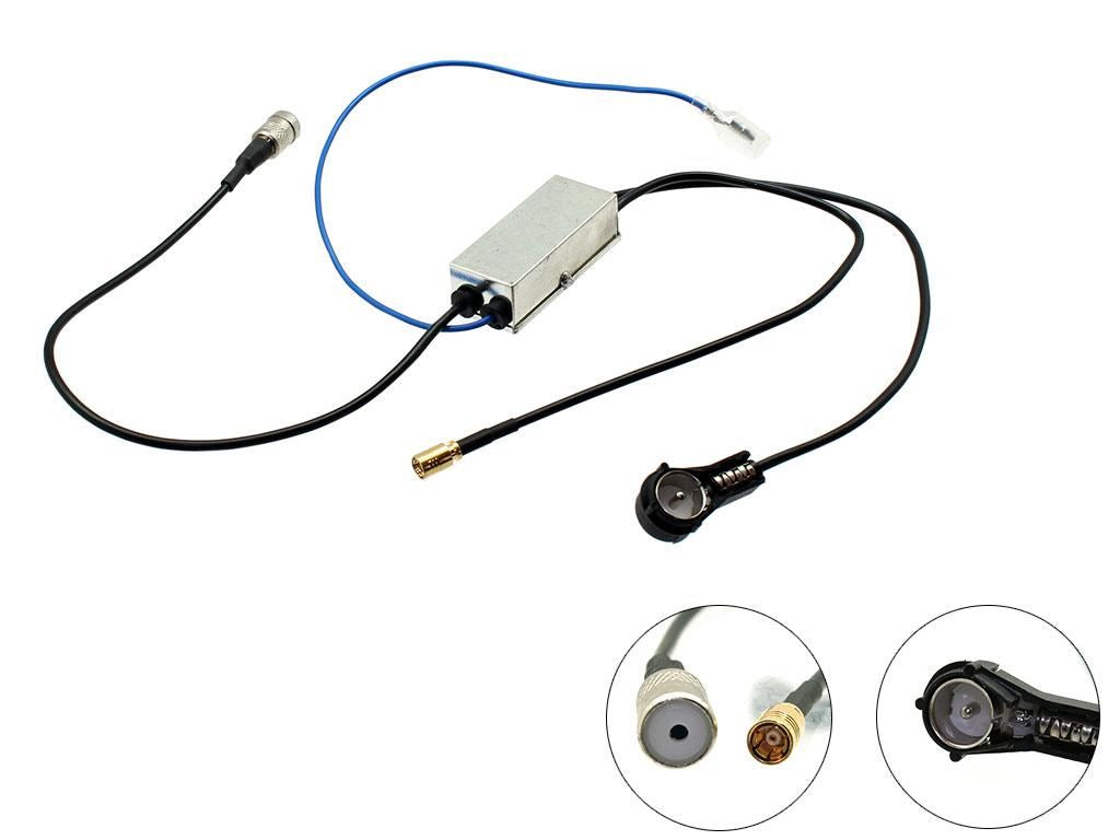 Connects2 CT27AA143 Car Stereo Radio DAB + ISO to SMB Aerial Antenna Splitter