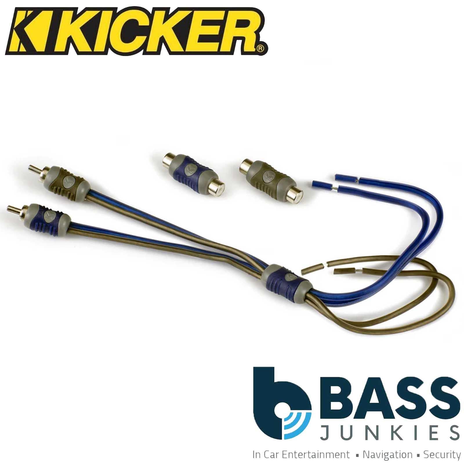 Kicker KISL - 2 Channel Speaker to RCA Converter High Level Adapter