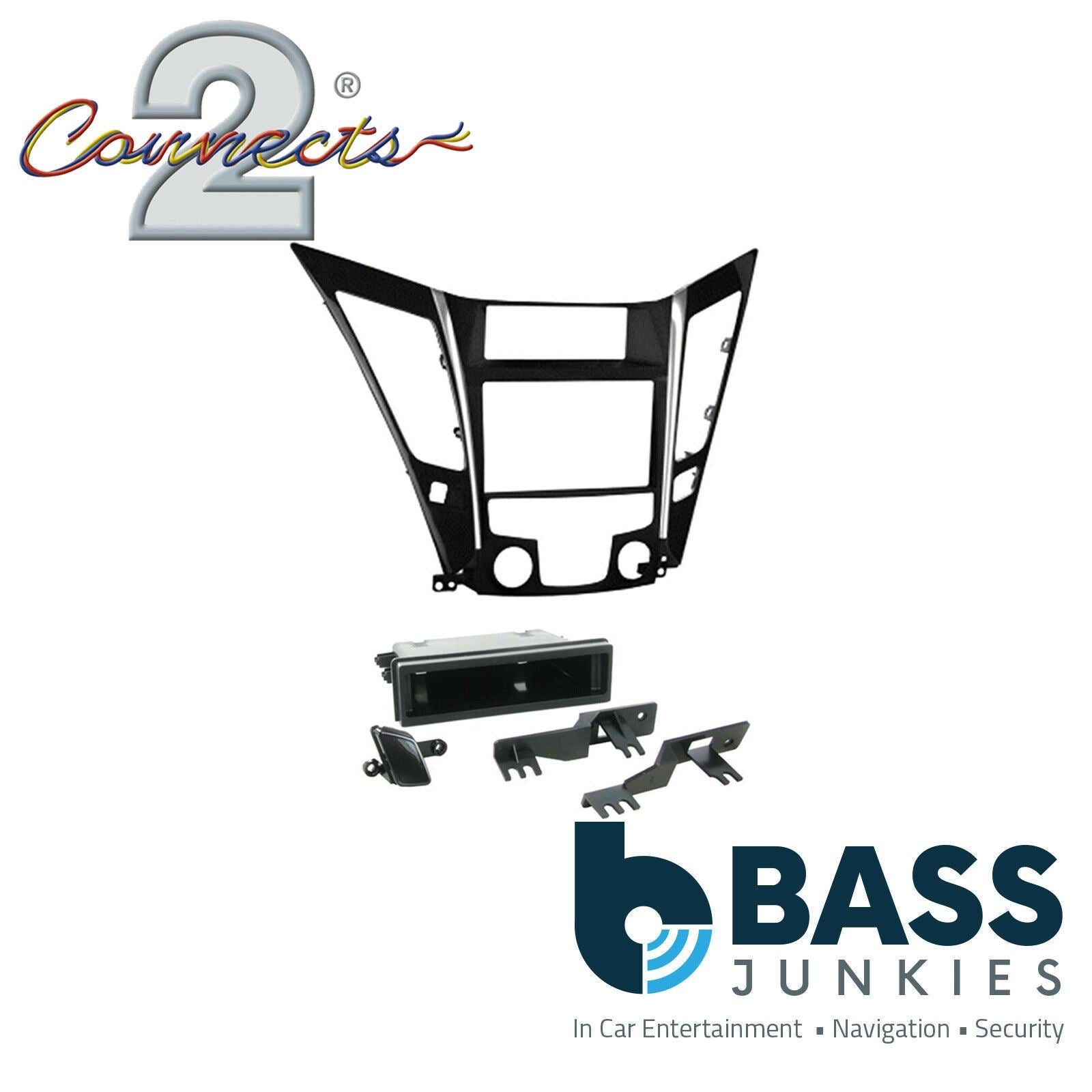 Connects2 CT23HY24 Hyundai Sonata 2011 Onwards Car Stereo Double Din Fascia Panel