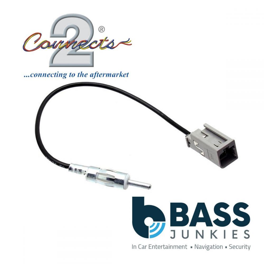 Connects2 CT27AA21 Car Stereo Radio Antenna Aerial Adapter GT5 Gey IPP-DIN Lead