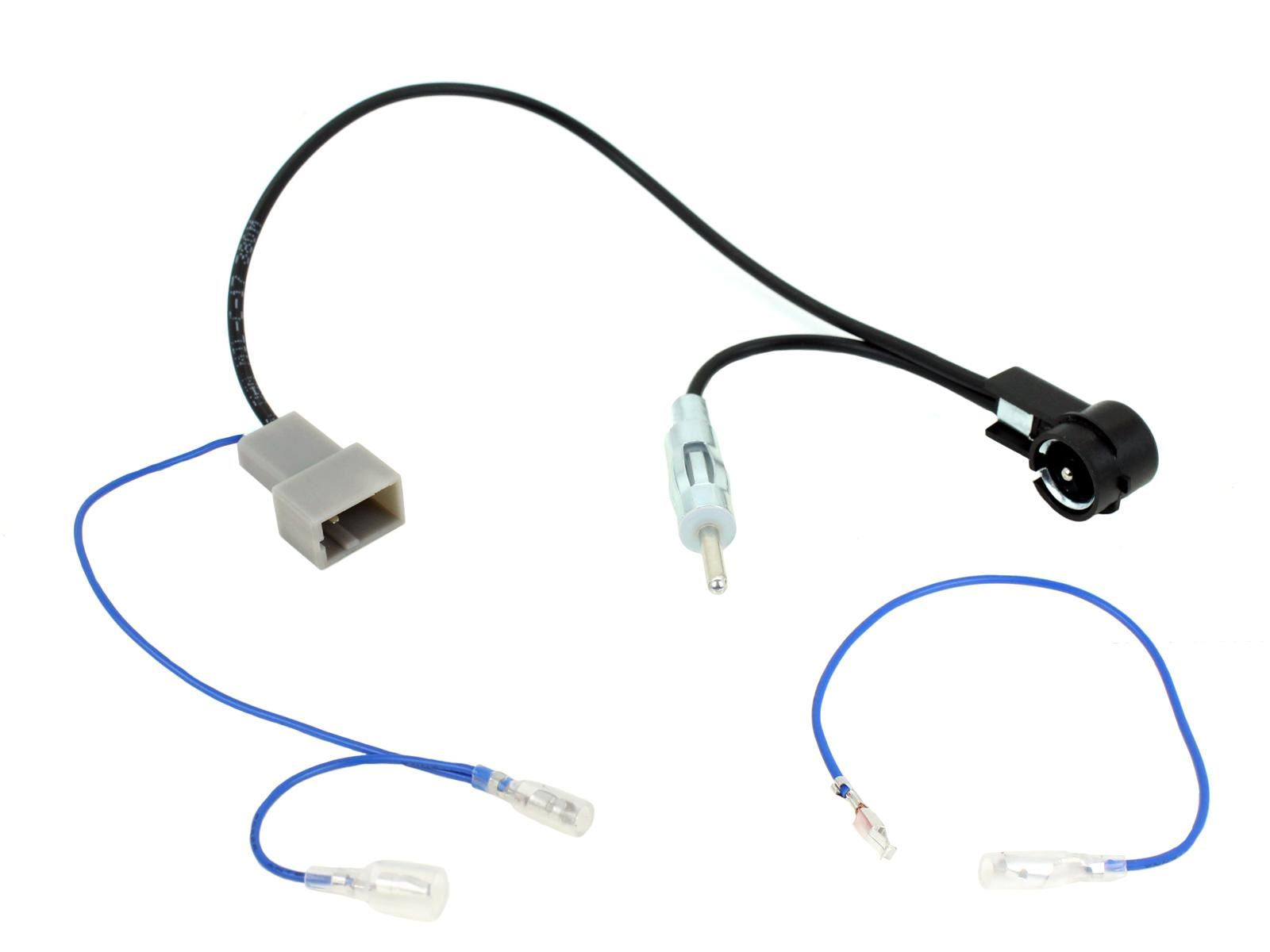 Connects2 CT27AA174 - Honda Mazda Suzuki GT13 to DIN & ISO Car Antenna Adapter