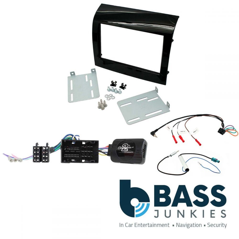 Connects2 CTKFT14 Fiat Ducato 2015 On Car Stereo D/Din Fascia Steering Wheel Interface Kit
