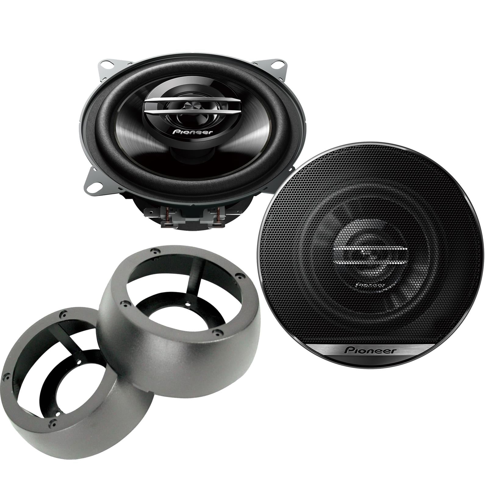 Pionner TS-G1020F 100mm/10cm/4" 2-Way Coaxial Car speakers (Per Pair Max 420|60 watts RMS) Fits Universal