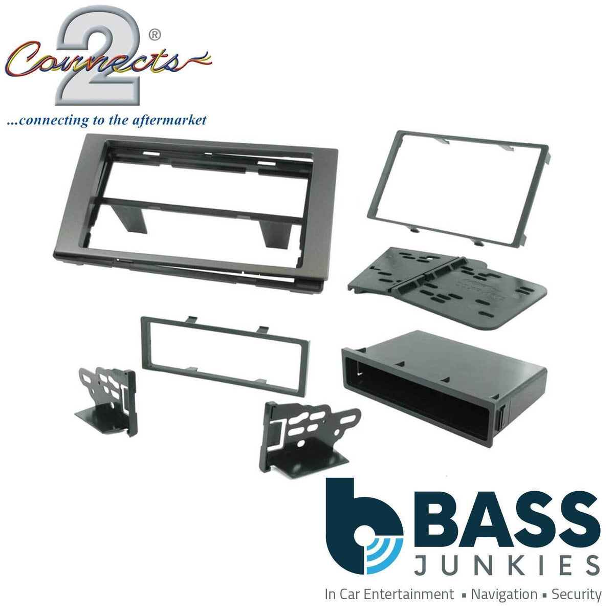 Connects2 CT24FD38 - Ford C-Max 2003 - 2010 Single Double Din Fascia Panel