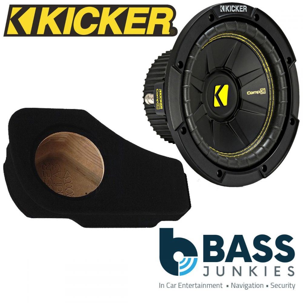 Audi A3 2003 Onwards Kicker 8" 400 Watts Car Subwoofer Custom Bass Box Kit