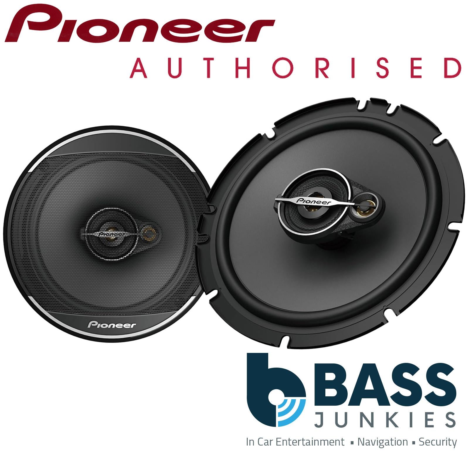 Pioneer 6.5" 2 Way 640 Watts Rear Door Car Speakers For Peugeot 308 2013 - 2021