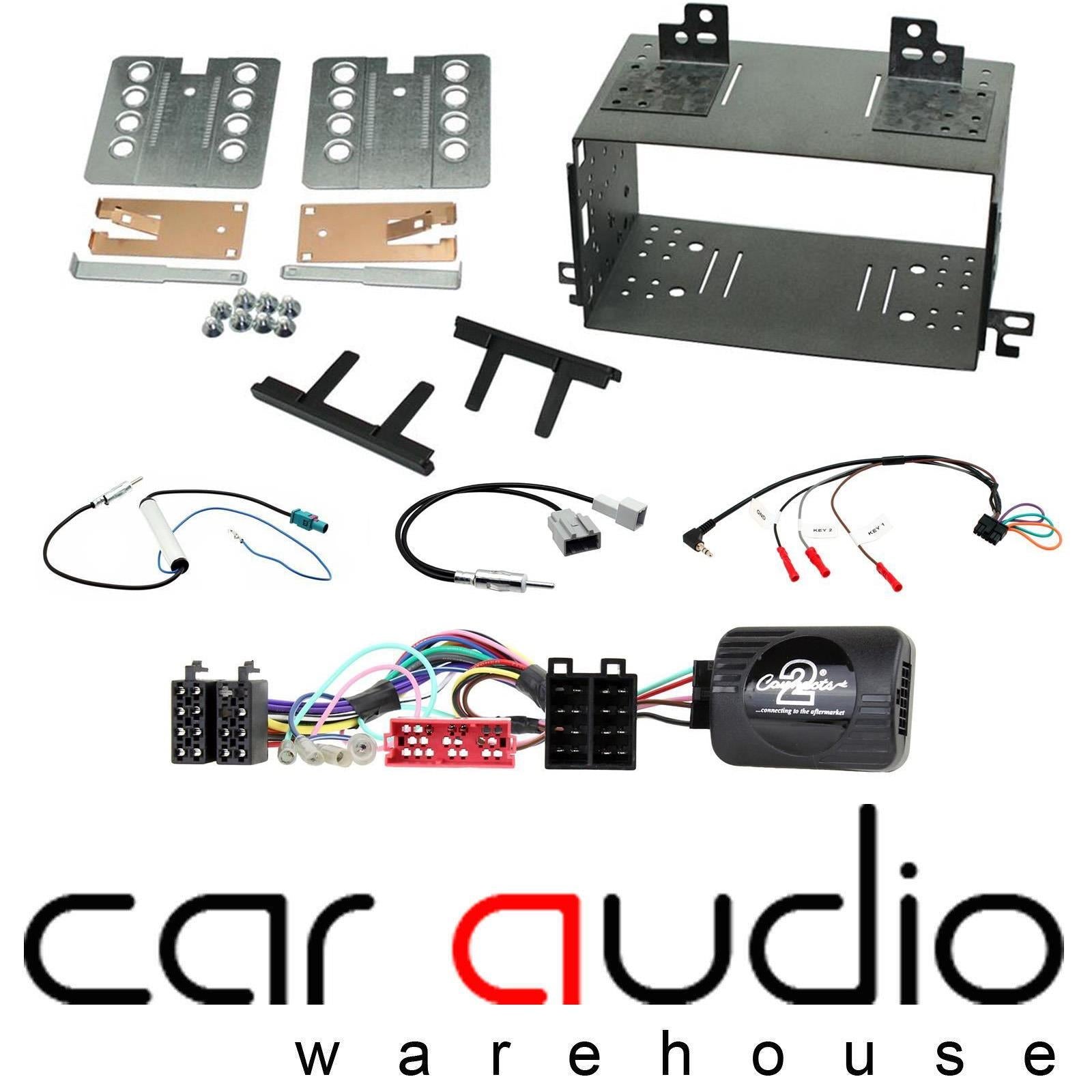 Connects2 CTKKI07 Kia Rio 2008 - 2011 Double Din Facia Car Stereo Steering Wheel Kit