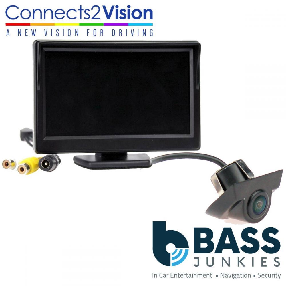 Connects2 CAM-9 Universal Car Van 120 Degree CMOS Reverse Camera & 5" Dash Mount Screen Kit