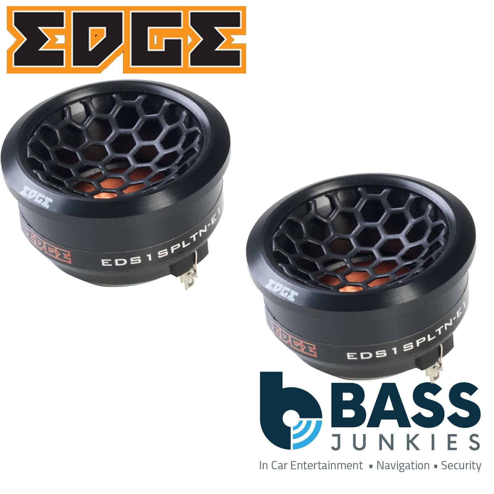 EDGE EDS1SPLTN-E1 Street 1.9 Inch 240 Watts Max Titanium Dome Car Tweeters Pair