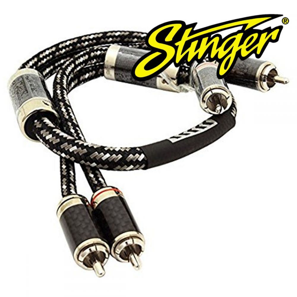 Stinger SI926 9000 Series 1.83 Metre 6FT 2 Channel Premium Car Stereo RCA Cable