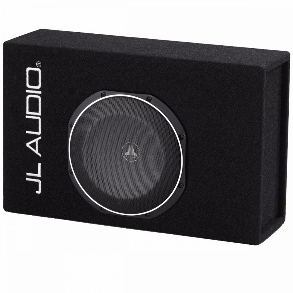 JL Audio CP110LG-TW1-2 – 10″ TW1 Subwoofer (300W, 2Ω) in Ported Enclosure, Black Carpet
