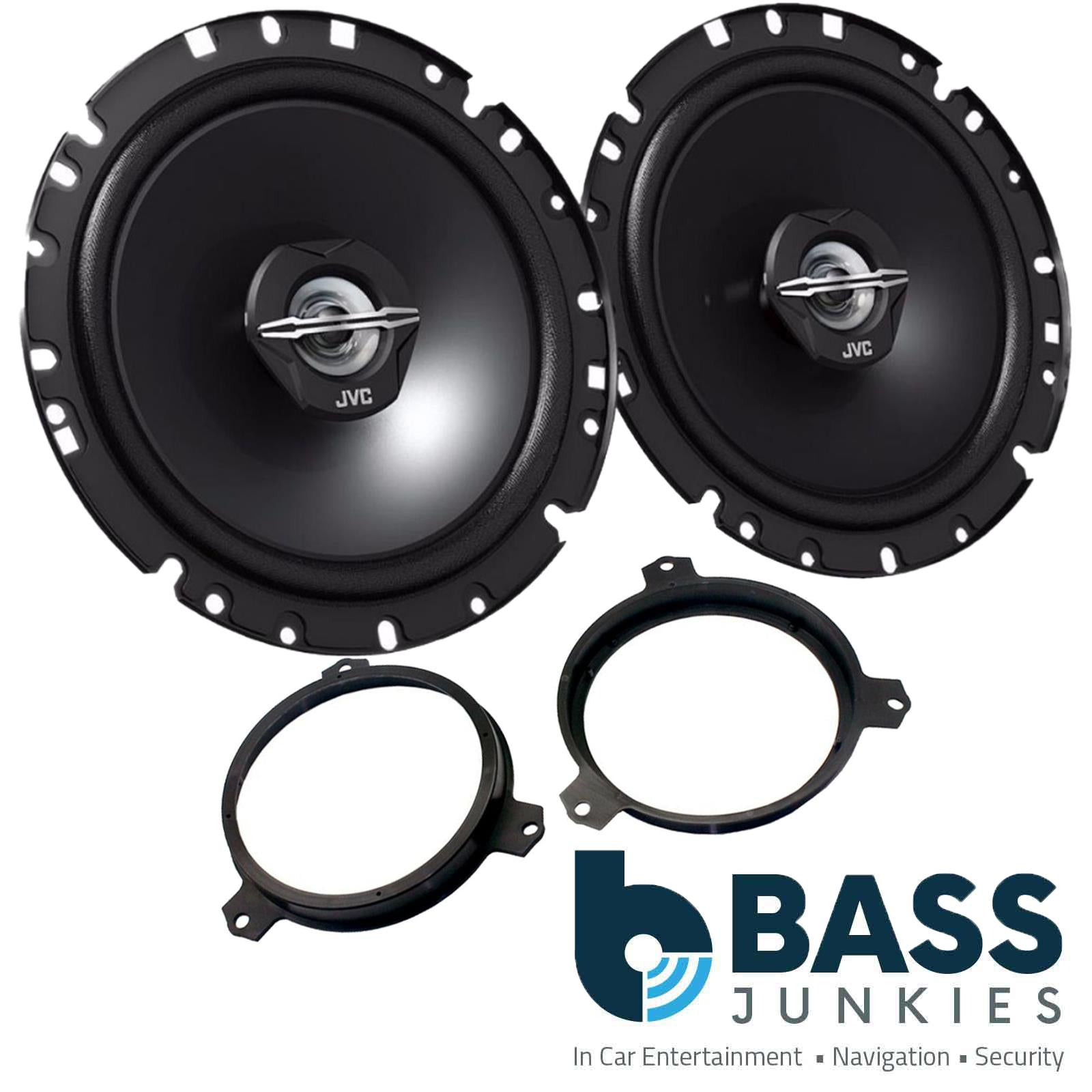 Toyota Auris PRE 2006 JVC 17cm 6.5 Inch 600 Watts Rear Door Car Speaker Kit Pair