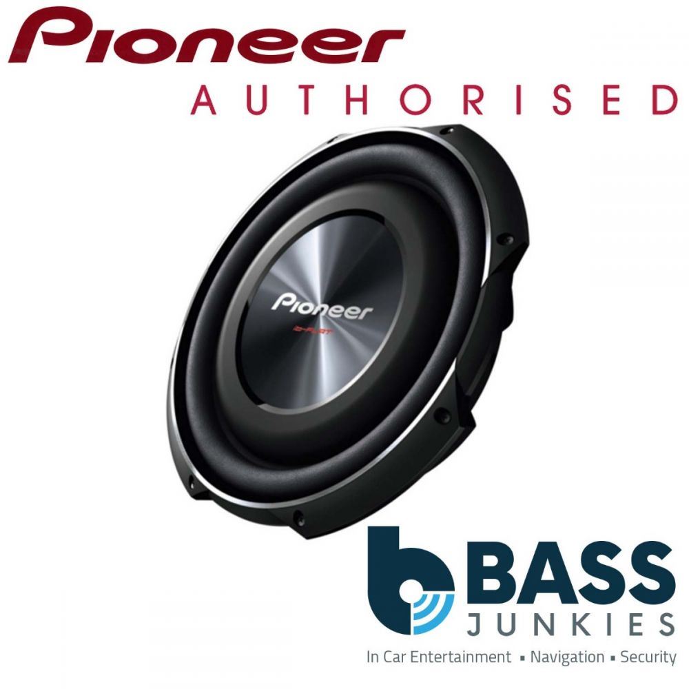 Pioneer TS-SW2502S4 25cm Shallow-Type 1200W Single Voice Coil Sub Subwoofer