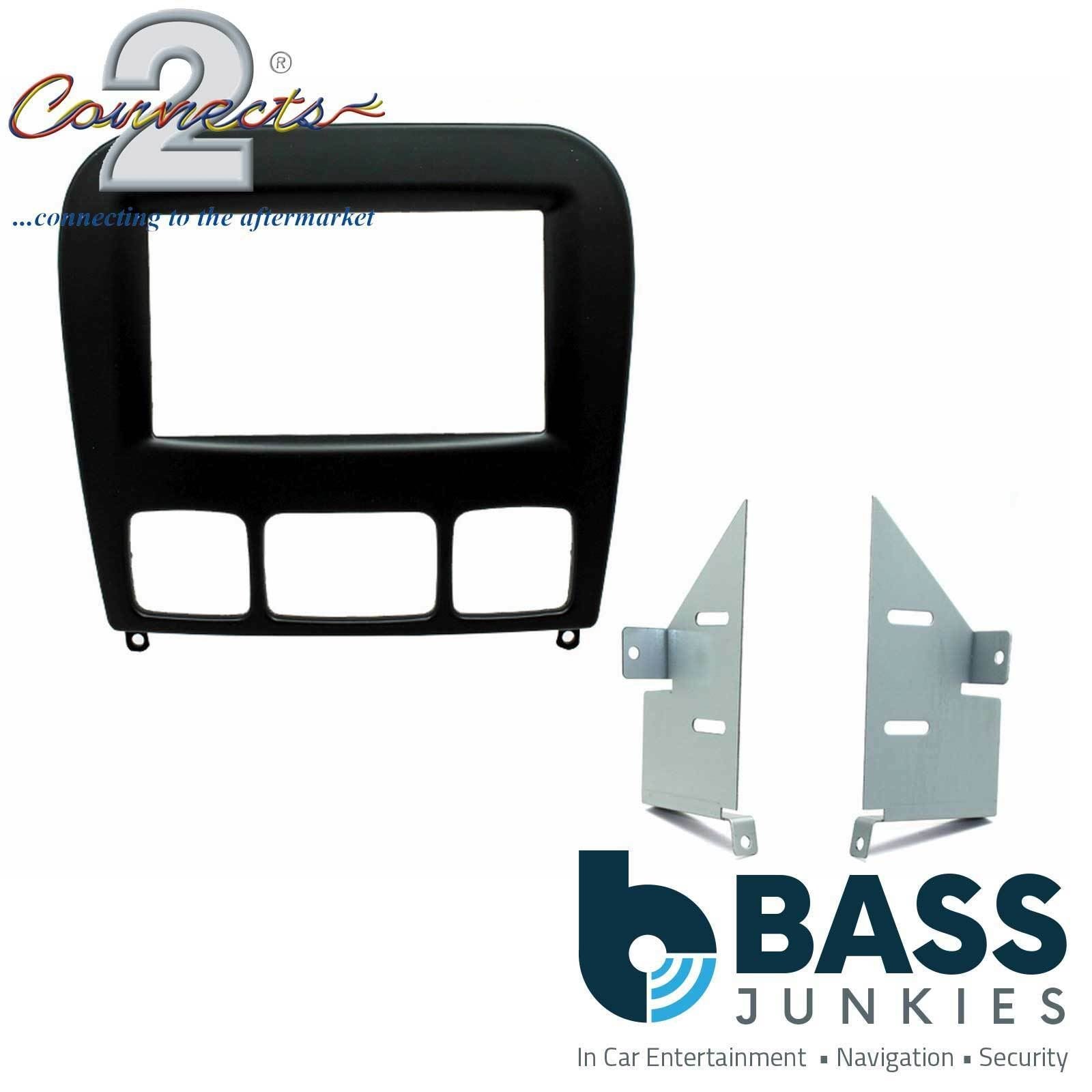 Connects2 CT23MB20 Mercedes S-Class 1998 - 2005 Car Stereo Double Din Fascia Panel (Black)