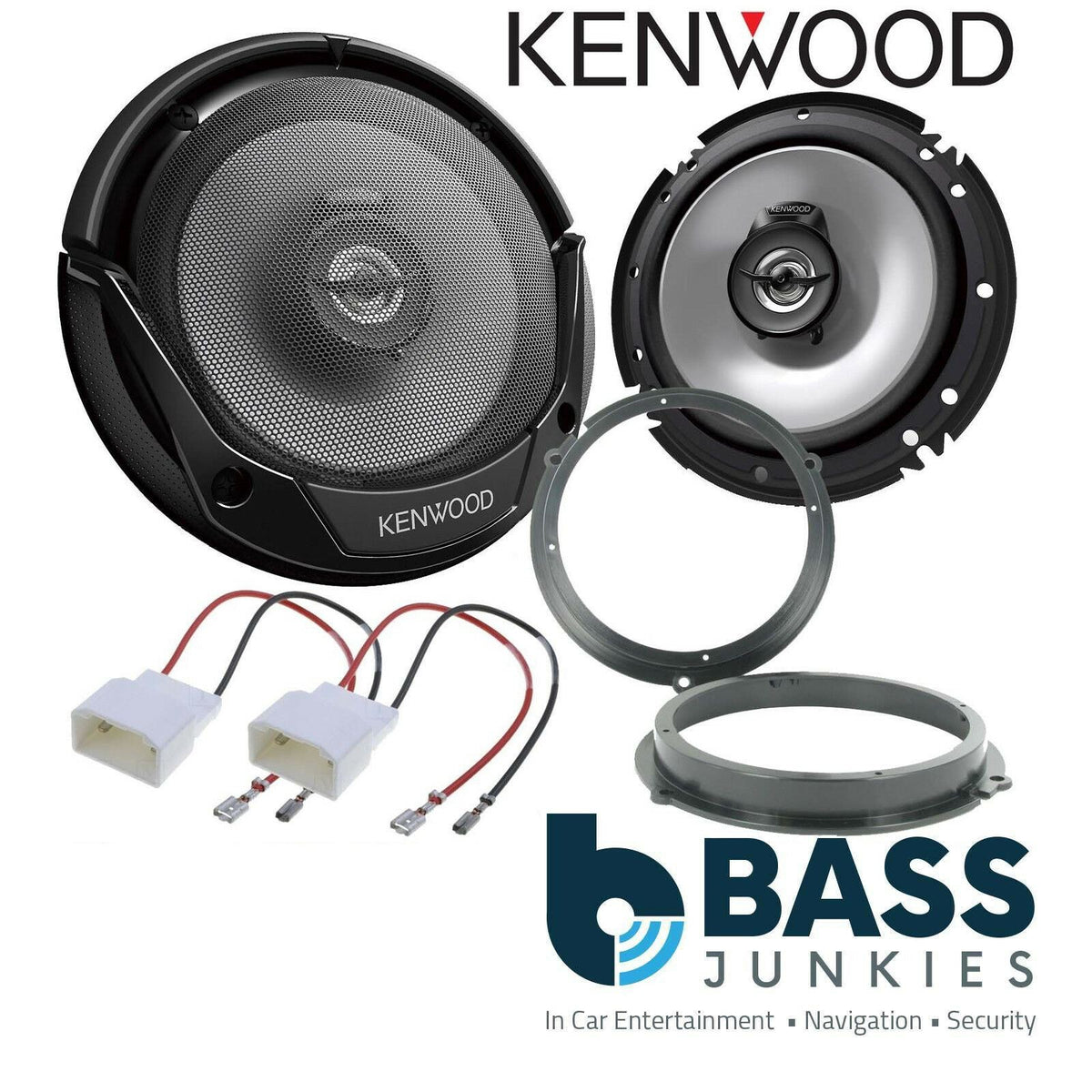 VW Transporter T7 2025 On Kenwood 600 Watts Front Door Speakers Upgrade Kit