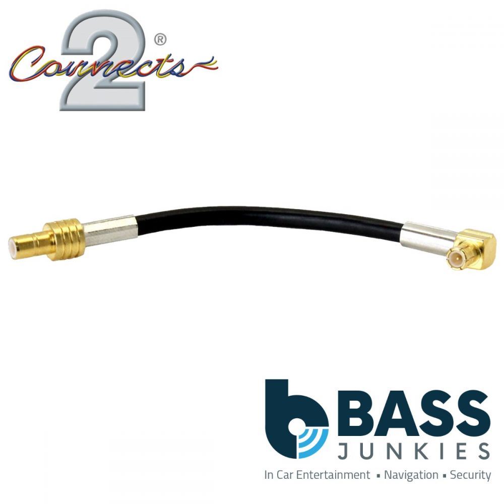 Connects2 CT27AA168 - SMB Female to MCX Male Car Aerial Antenna Adaptor