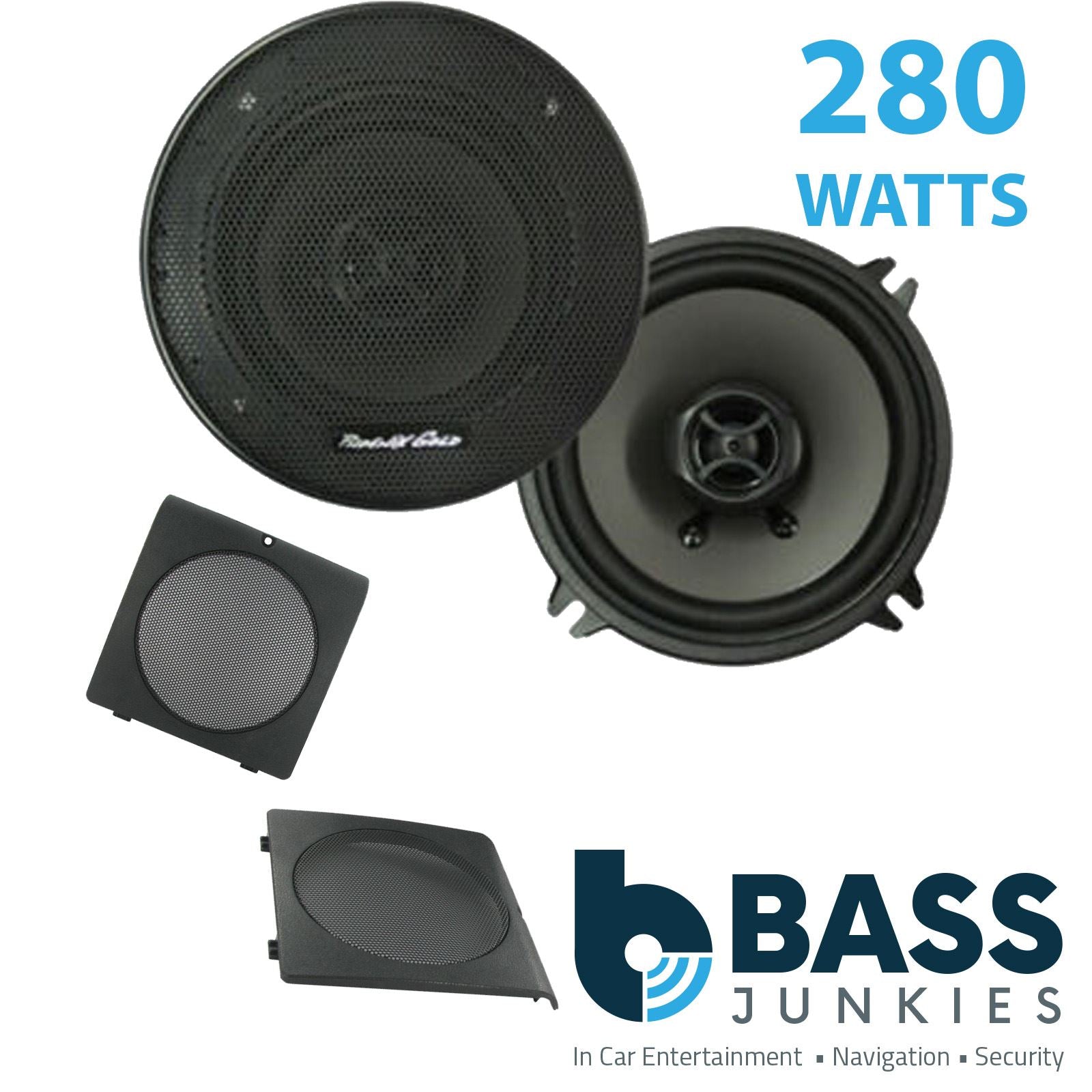 Phoenix Gold Z5CX 2-Way 130mm/13cm/5.25" Coaxial Speakers (Per Pair 280 Watts) Fits VW Golf 1983-92 | Jetta 83-92