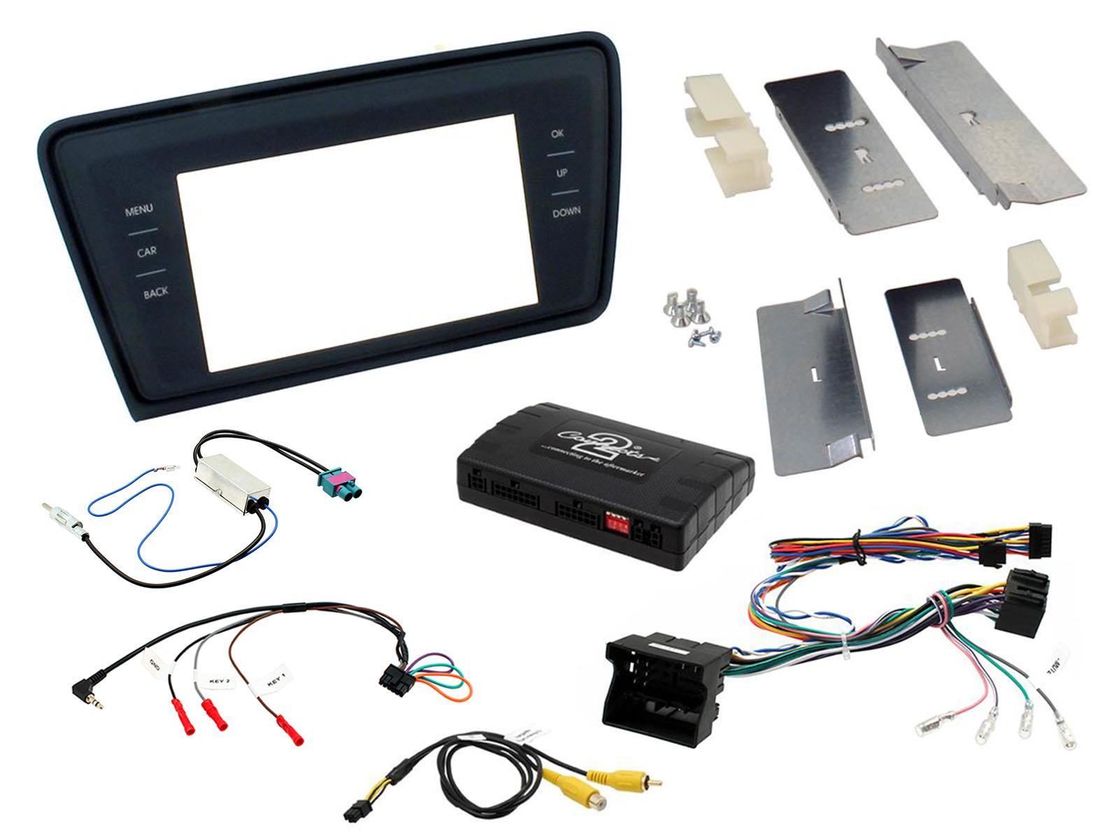 Connects2 CTKSK05 - Skoda Octavia 2014 Onwards Double Din Facia Installation Kit