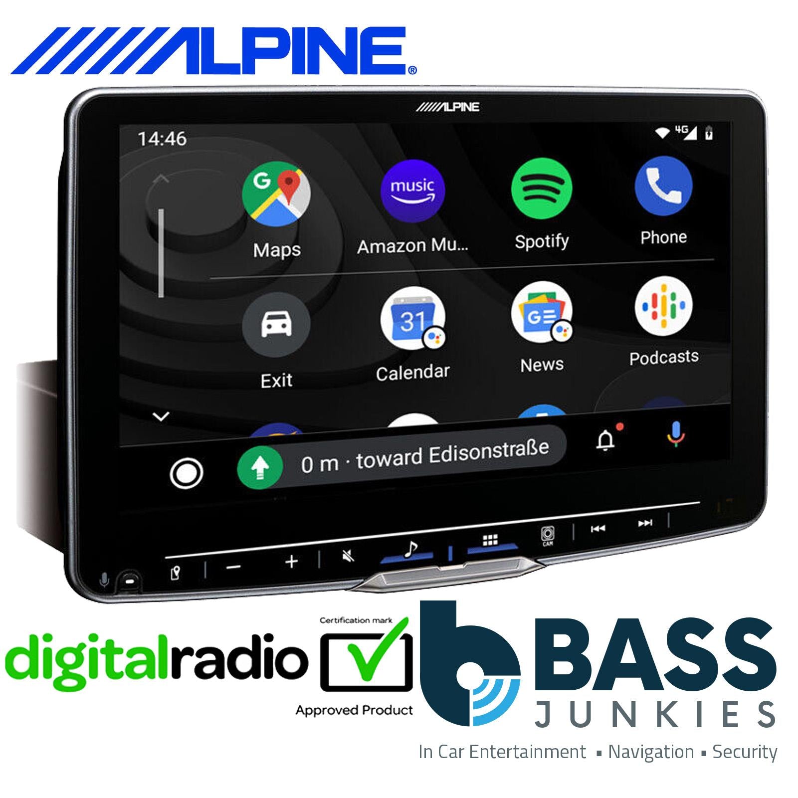 Alpine iLX-F905D 9" DAB+ Bluetooth Wireless CarPlay Android Auto Media Car Stereo Screen