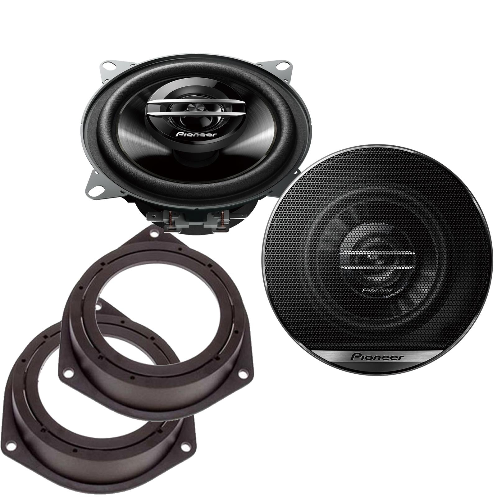 Pionner TS-G1020F 100mm/10cm/4" 2-Way Coaxial Car speakers (Per Pair Max 420|60 watts RMS) Fits Iveco Daily 2014-21