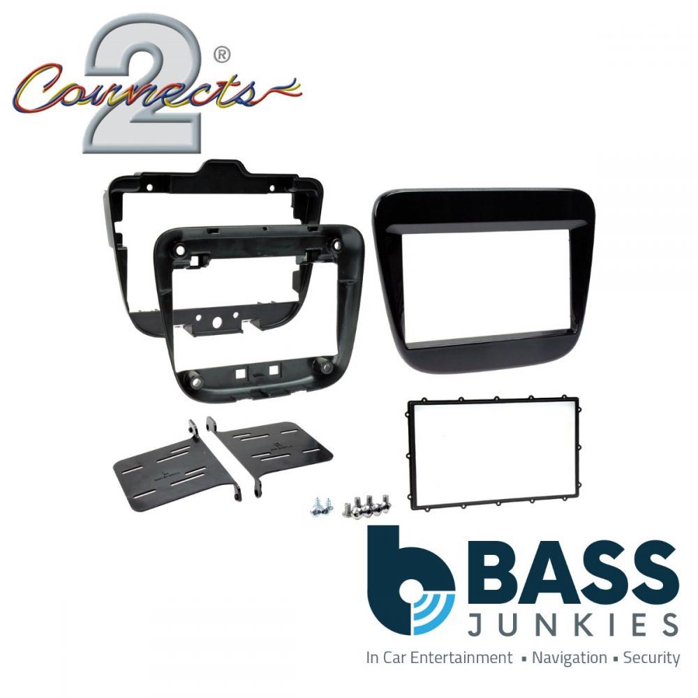 Connects2 CT23CV31 Chevrolet Equinox 2017 Onwards Car Stereo Double Din Fascia Panel & Cage Kit