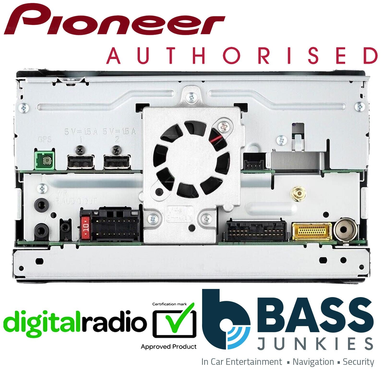 Pioneer AVIC-Z730DAB 6.2" Touchscreen Double Din DAB CD DVD USB Bluetooth Sat Nav