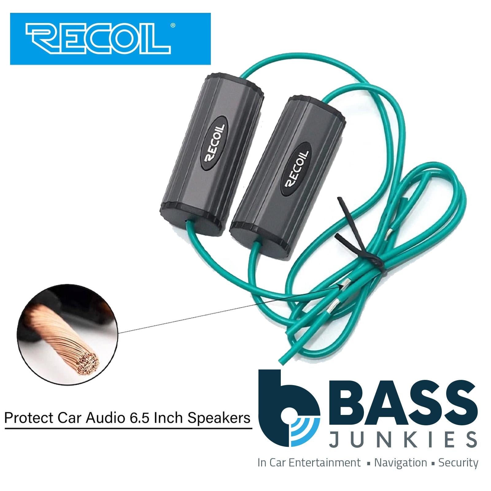RECOIL BB-65 - 0-600Hz Bass Blockers to Protect 6.5 Inch 17cm Car Speakers