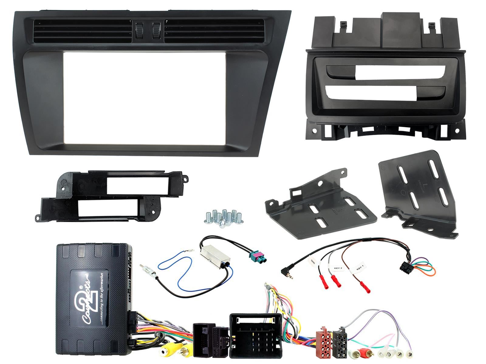 Connects2 Double Din Stereo fitting kit for Audi A4 2008-2016 | A5 2008-2016 Vehicle Specific Stereo Screen Steering Controls Fitting Kit