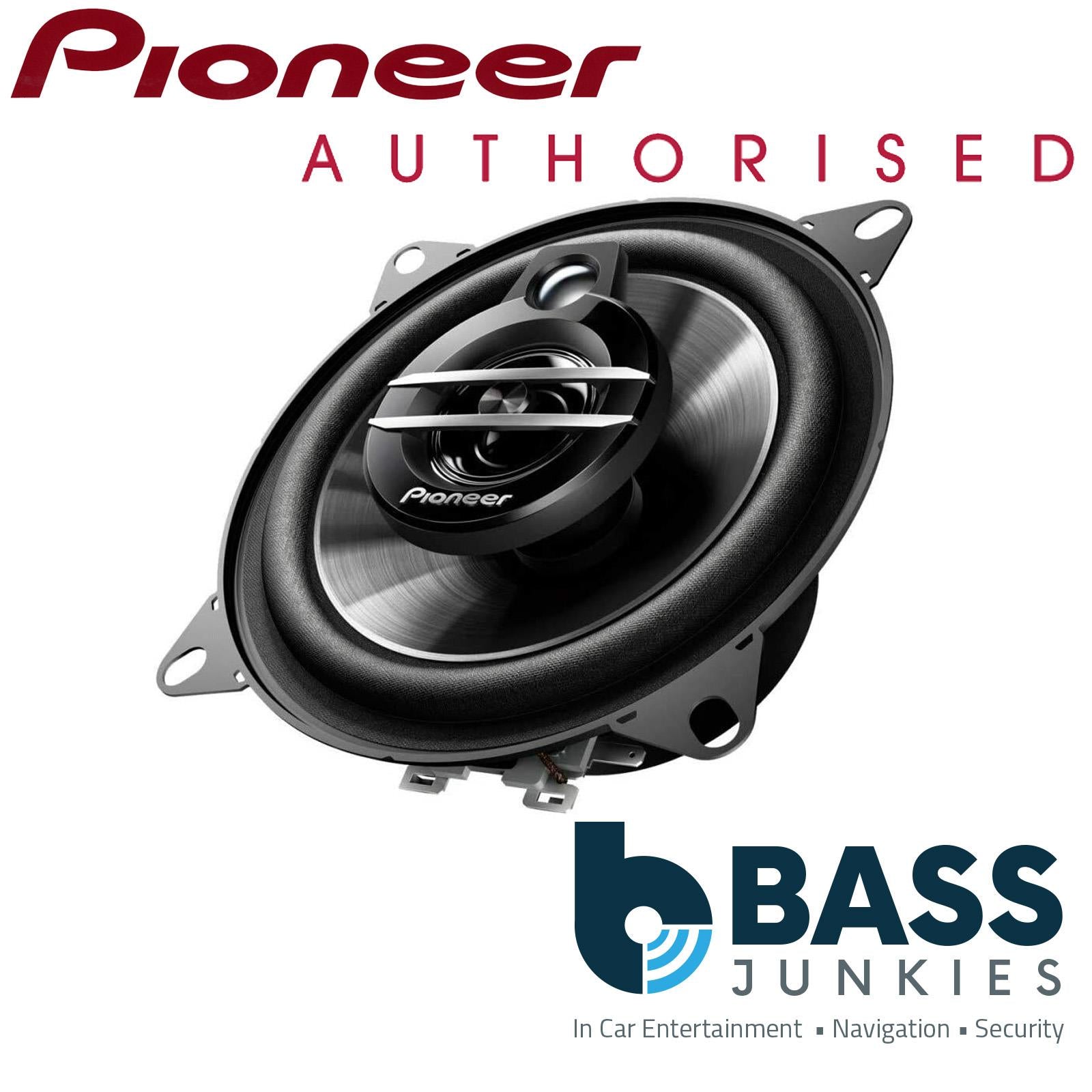 Pioneer TS-G1030F 420 Watts 4" Inch 10 cm 3 Way Car Door Dash Shelf Speakers