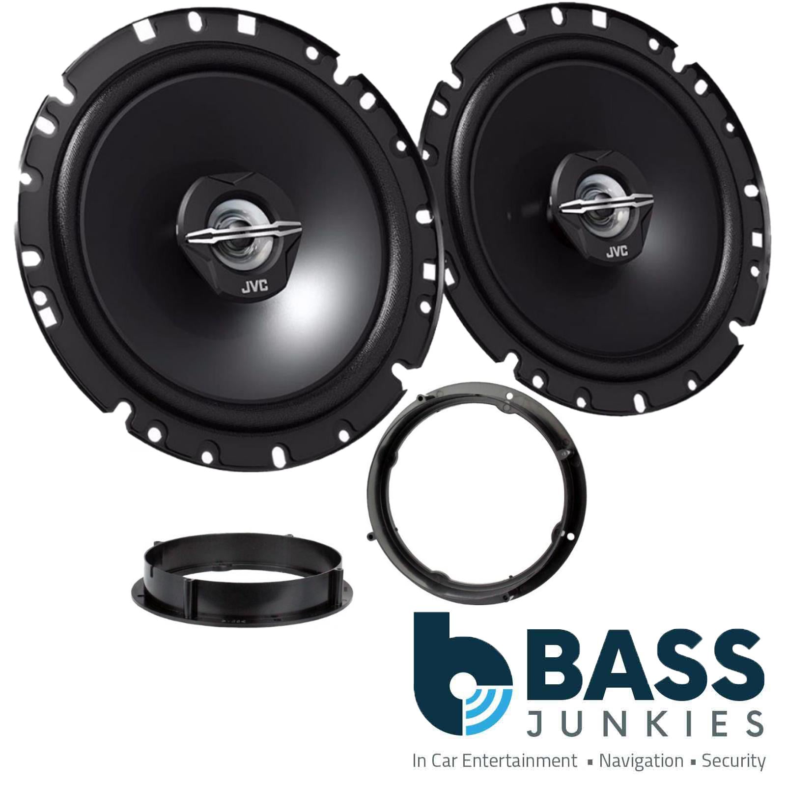 VW Beetle 98-14 JVC 17cm 6.5 Inch 600 Watts 2 Way Front Door Car Speakers