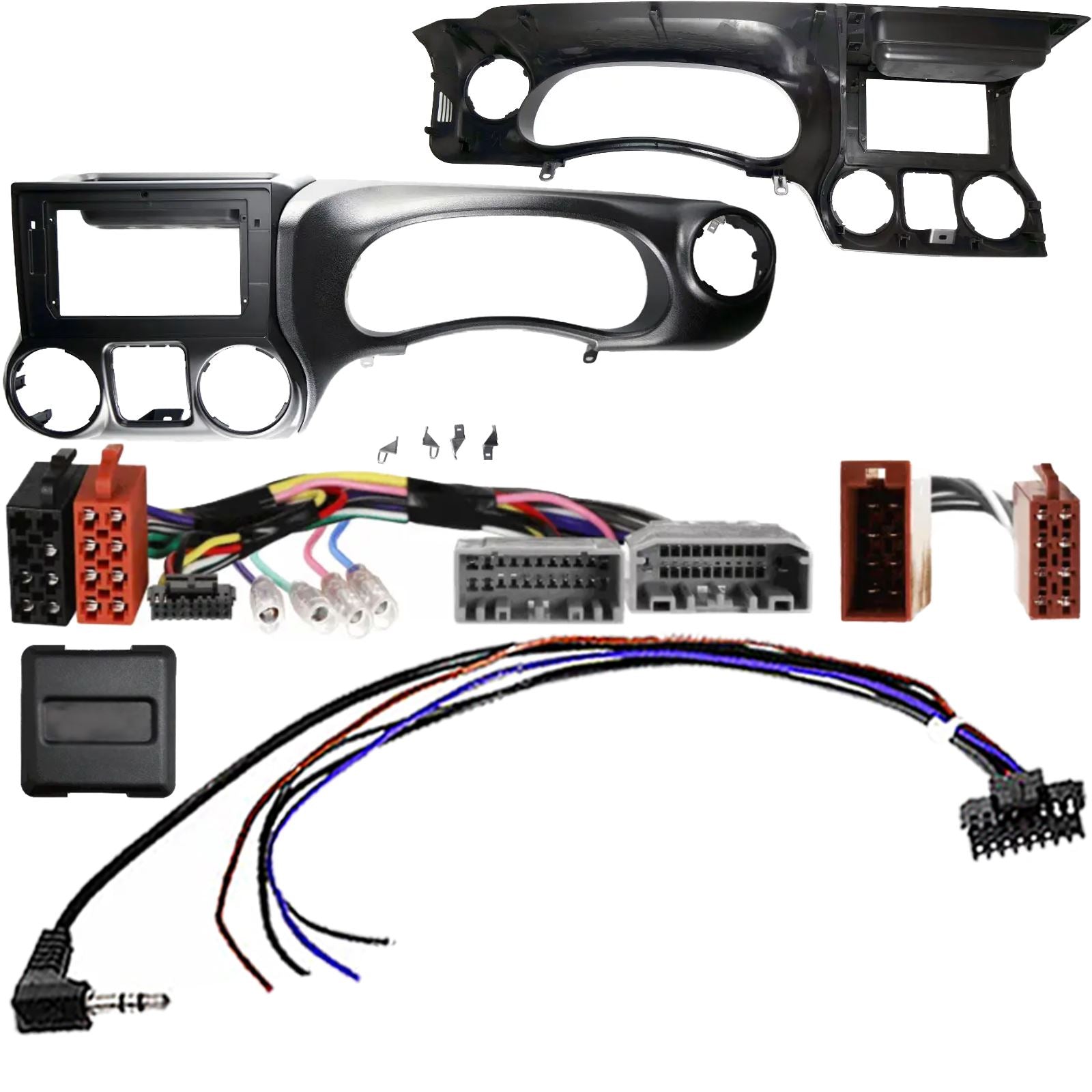 For Jeep Wrangler Rubicon RHD 11-14 Fascia Panel For 9" Android Car Radio