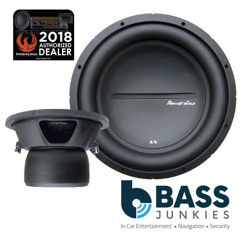 Phoenix Gold SX110D4 - SX Series 10" Inch 800 Watts 4 Ohm Car Sub Subwoofer