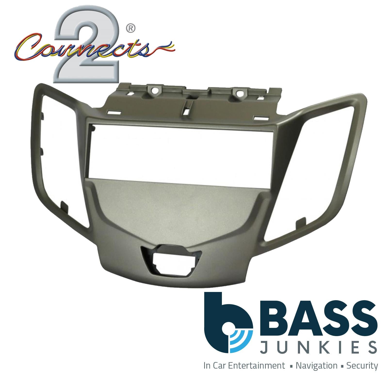 Connects2 CT24FD72 - Ford Fiesta MK7 2008 - 2017 Single Din Car Stereo Radio Grey Fascia Panel