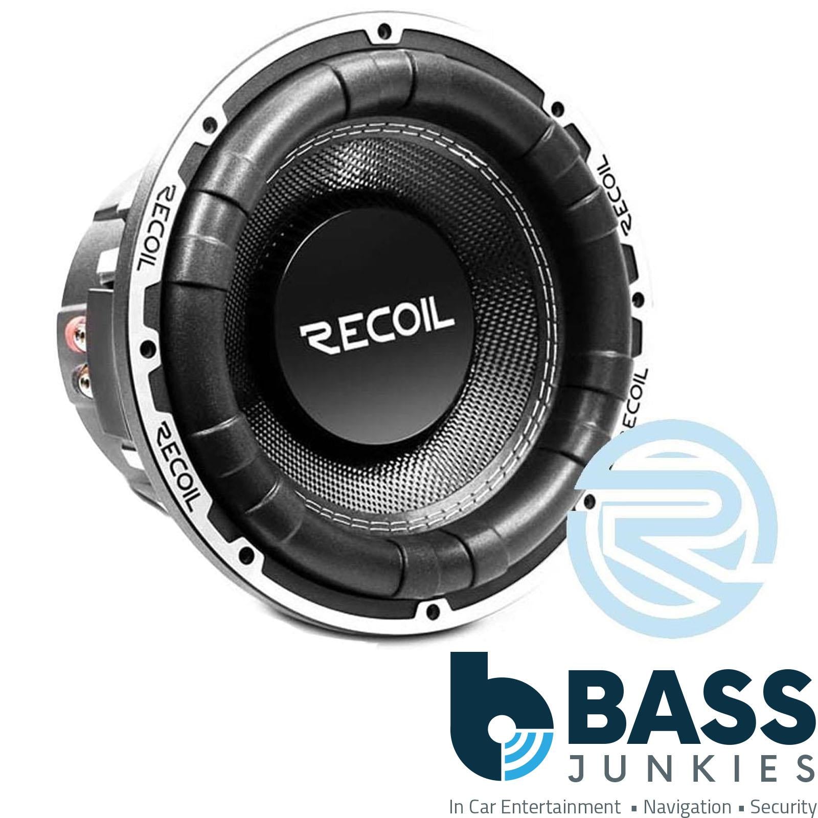 Recoil SW12D4 -   2000 Watts  Peak 12" Inch 30cm Dual 4-Ohm Car Sub Subwoofer