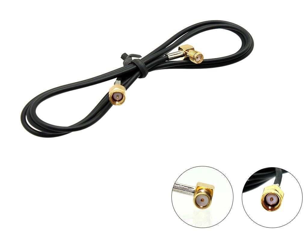 Connects2 CT27AA102 1M DAB Extension SMA Male To 90º SMA Female Car Stereo Antenna Adapter