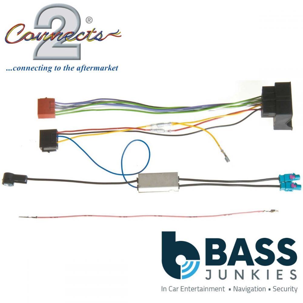 Connects2 CT20CT07 - CITROEN Varied Vehicles (ISO Aeriel) Car Stereo Radio ISO Harness Adaptor