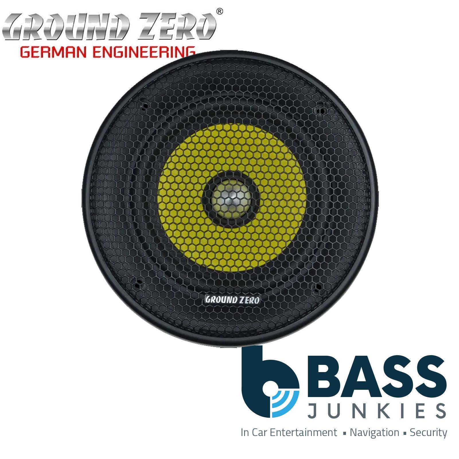 Ground Zero GZTC 165.3X-II - 360 Watts 6.5″ 3-way Component Kit Car Speakers