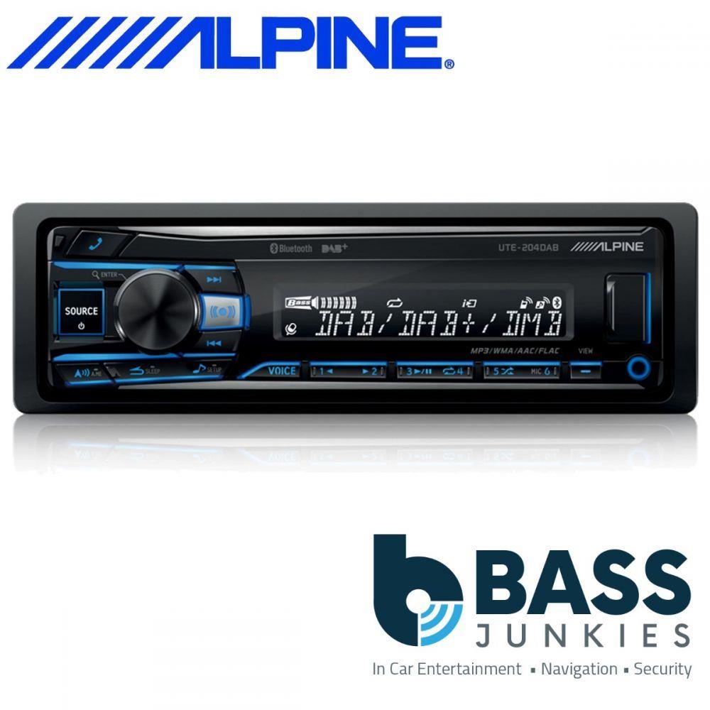 Alpine UTE-204DAB DAB+ USB iPhone Bluetooth Android Car Stereo Radio Player