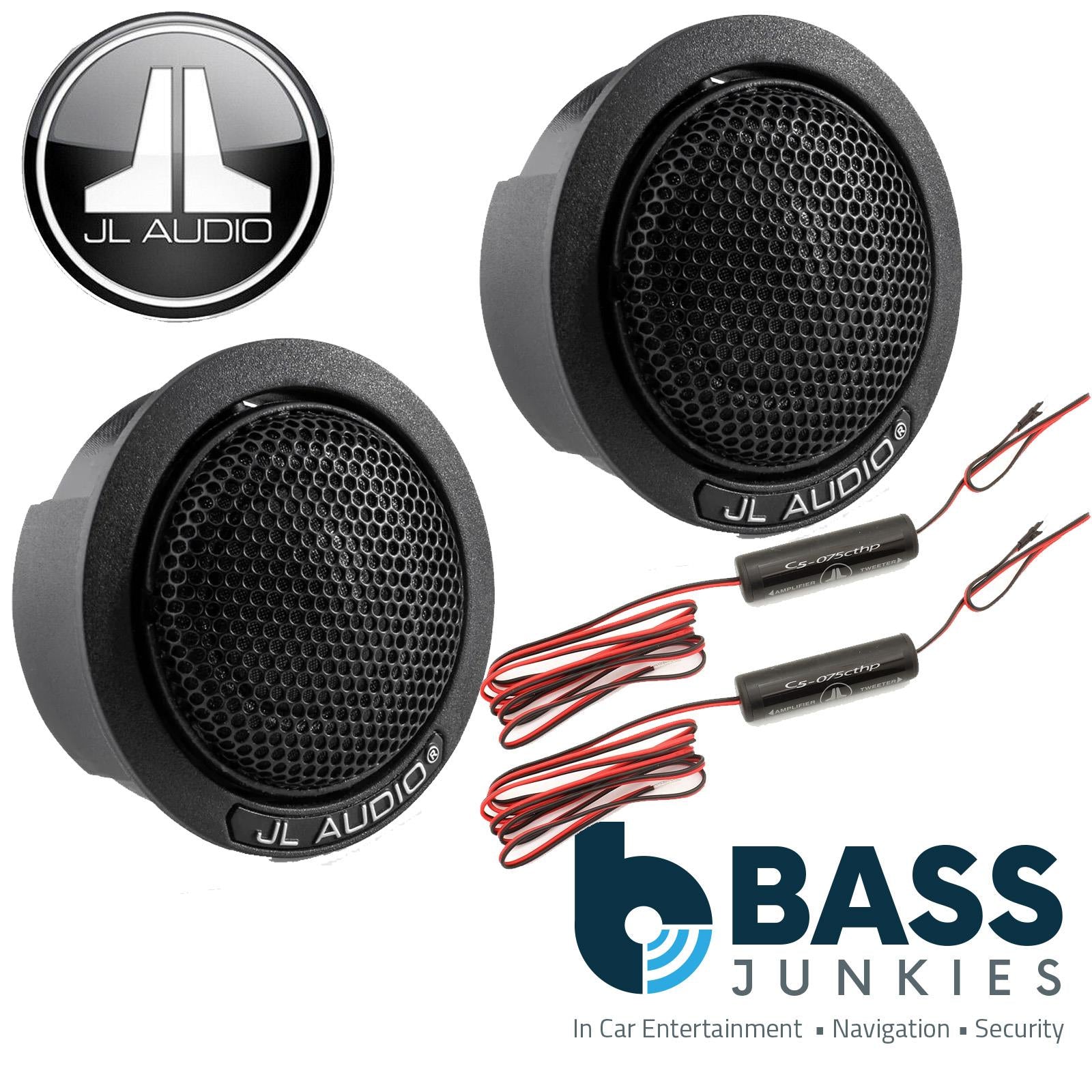 JL Audio C5-075CT - C5 0.75" Inch (19mm) 225 Watts Car Dash Silk Dome Component Tweeter Pair
