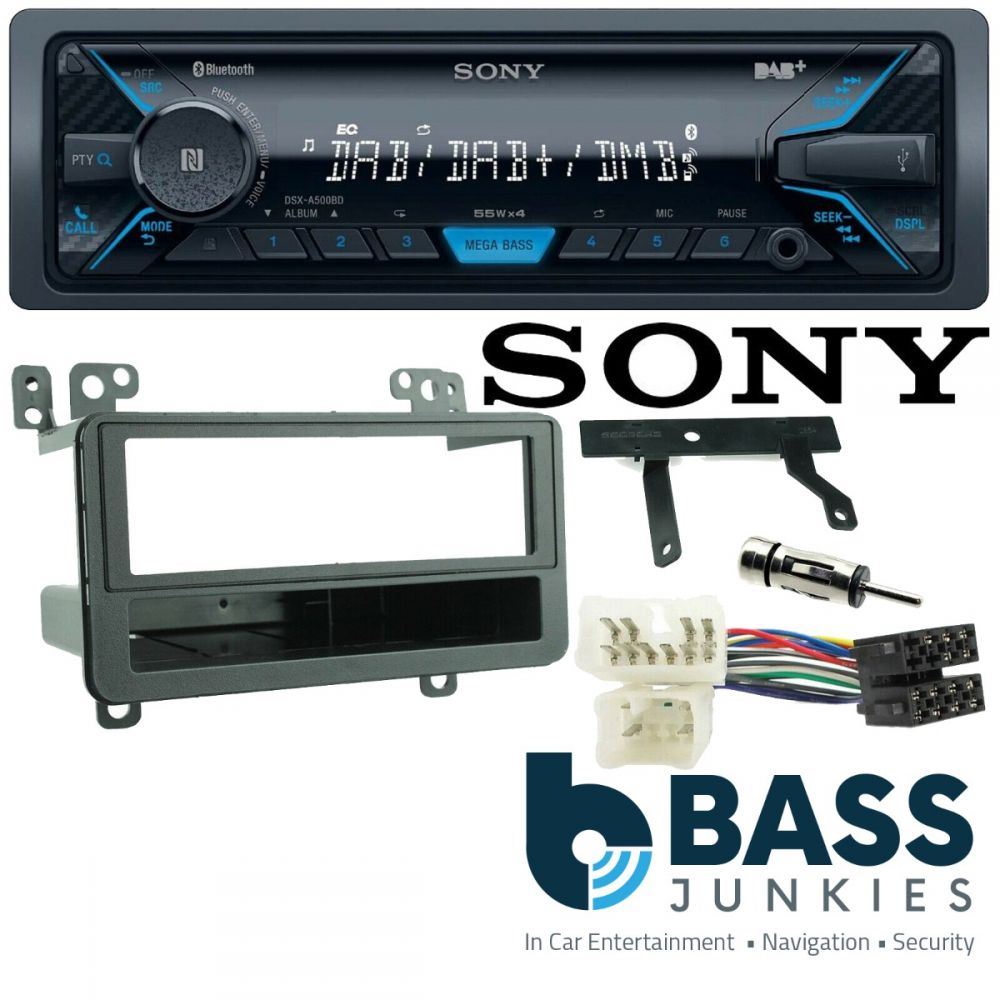 Toyota RAV4 2000-2006 Sony Bluetooth DAB AUX Car Stereo ISO Wiring Kit