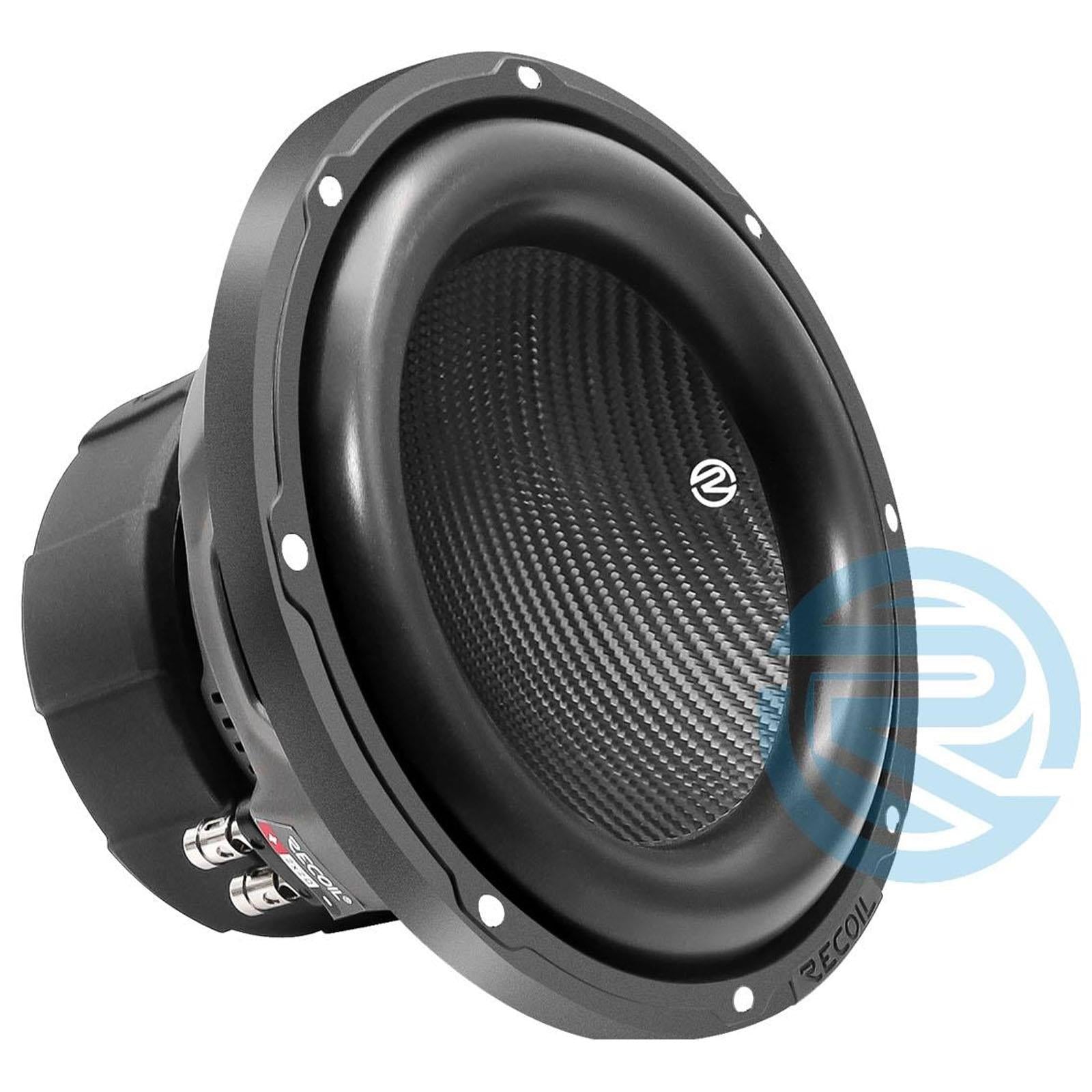 Recoil PW10D4 - 1200 Watts Echo Pro Series 10-Inch Dual 4-ohm Car Subwoofer