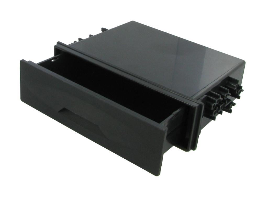 CT24UV21 Universal Car Single Din Fascia Tray Storage Box Draw Drawer Holder