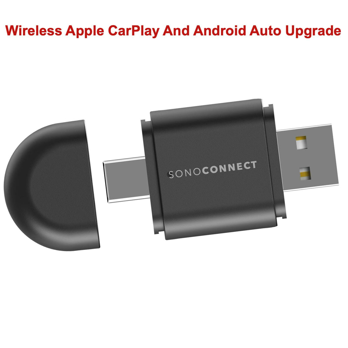 Wired to Wireless Android Auto Apple CarPlay Car Radio USB-A USB-C WiFi Adapter Dongle Upgrade for Alpine INE-W720DC