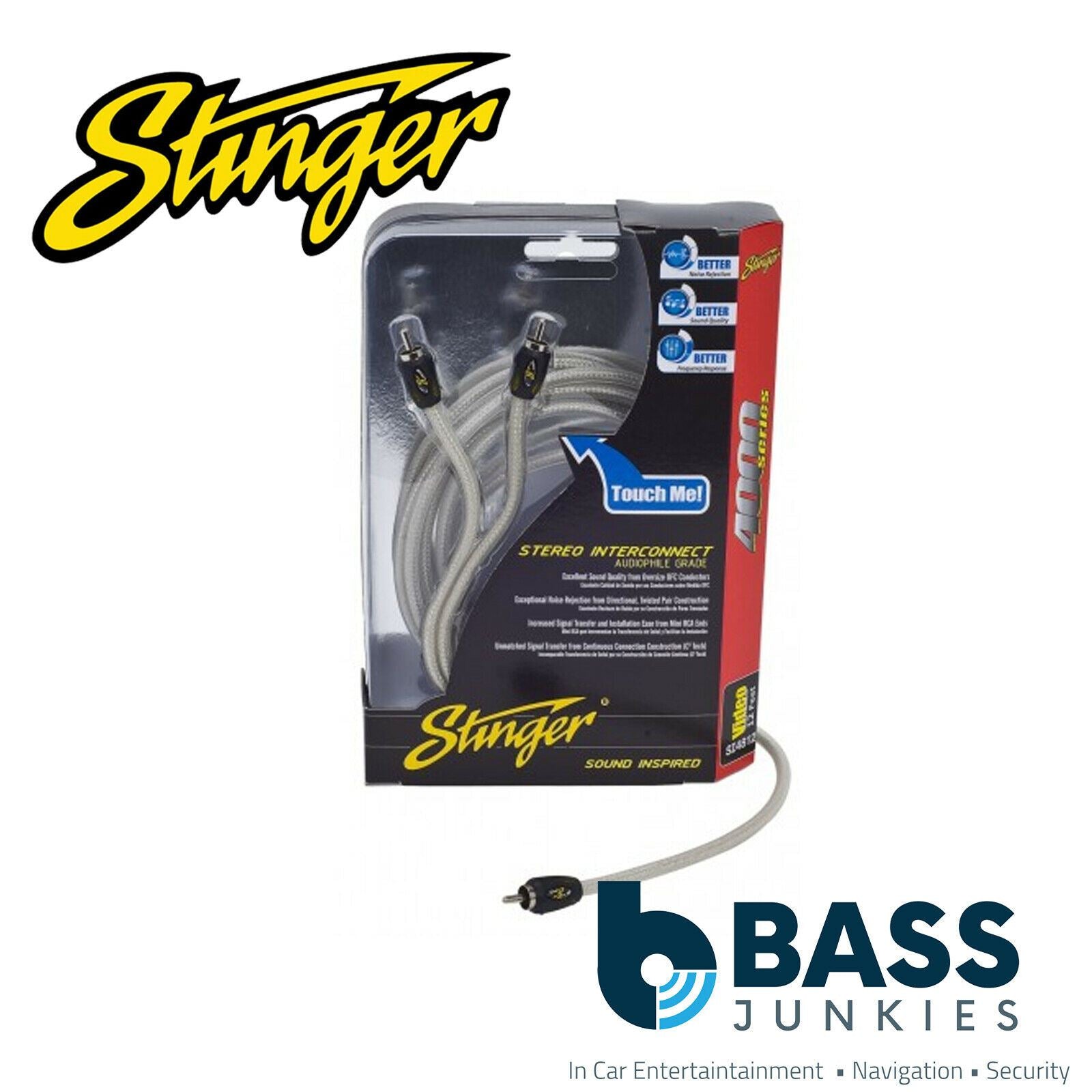 Stinger SI4817 - 17Ft 5.1 Meter 4000 Series Videocable Coax 75ohm Rca
