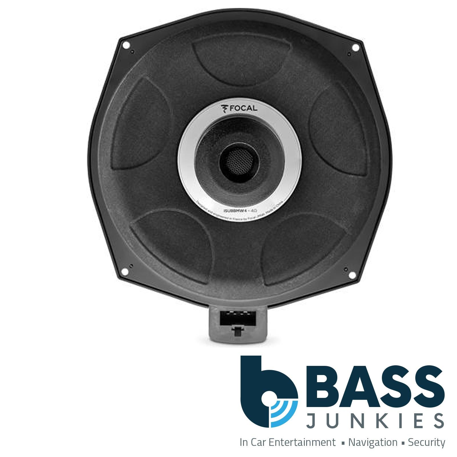 Focal ISUB BMW 4 8" Custom Fit Underseat Subwoofer for BMW 1 3 5 6 7 Series X3