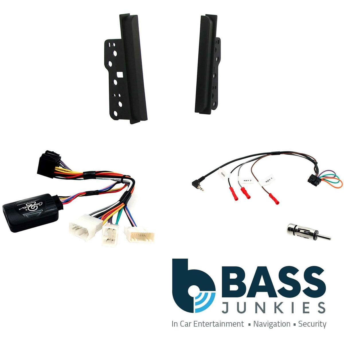 Double Din Stereo Fitting Kit + Steering Controls to fit Toyota Celica 1999-2005