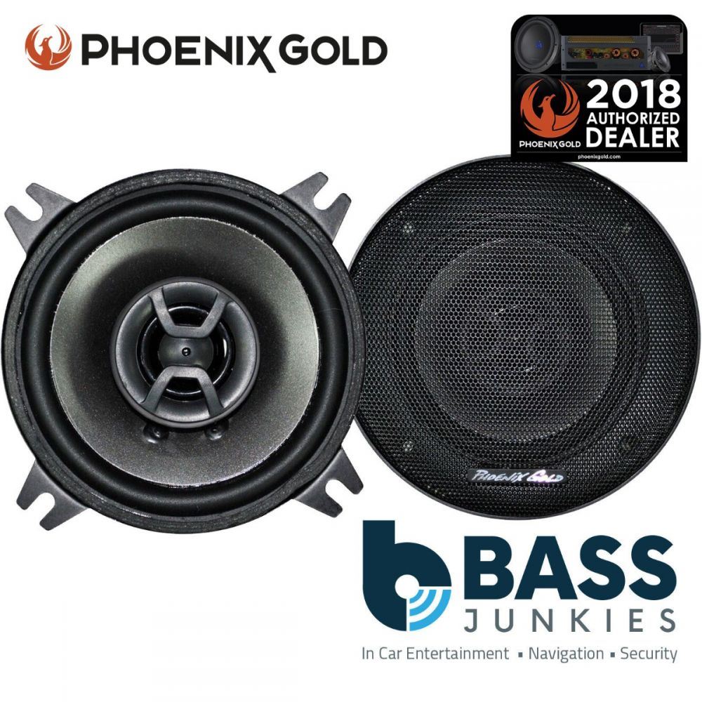 Phoenix Gold Z4CX - Z Series 4" Inch 10cm 120 Watts Door Dash Shelf Coaxial Car Speakers