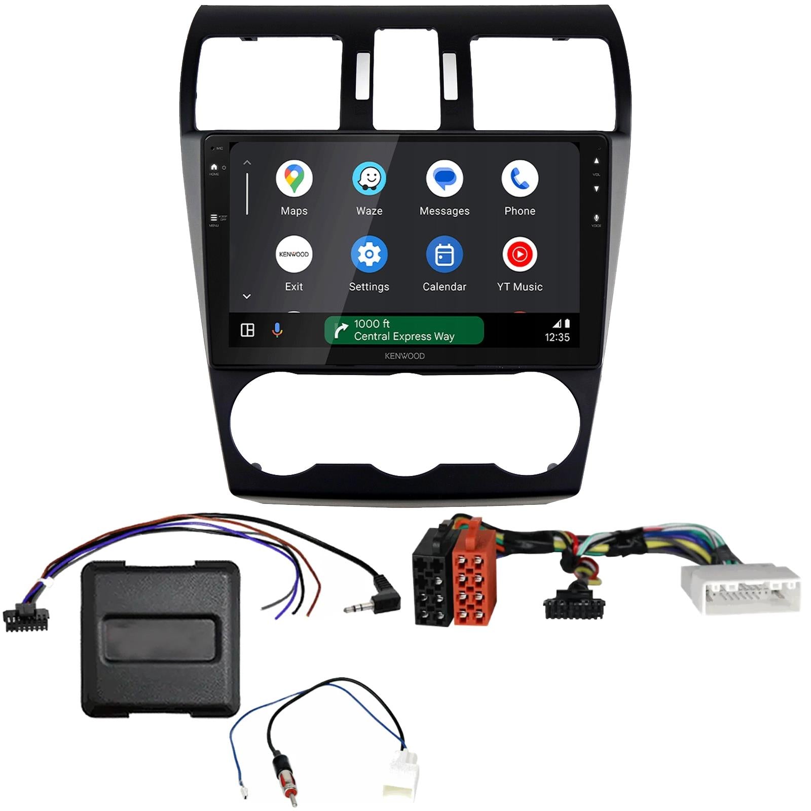 Kenwood 9" CarPlay Android Car Stereo Kit For Subaru Forester Impreza WRX 11 On