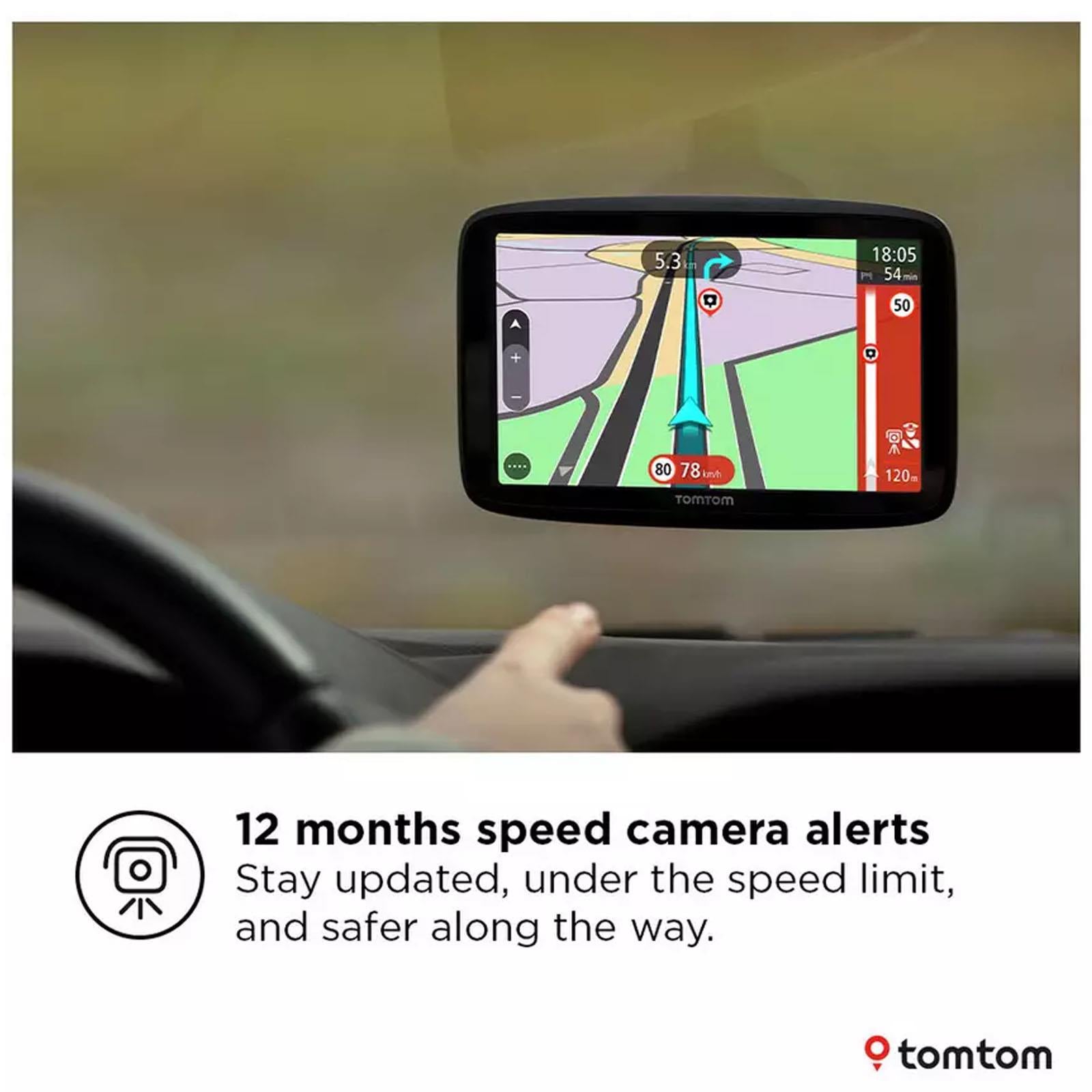 TomTom GO 6 Inch GPS Navigation Sat Nav Touchscreen Portable Car Navigator